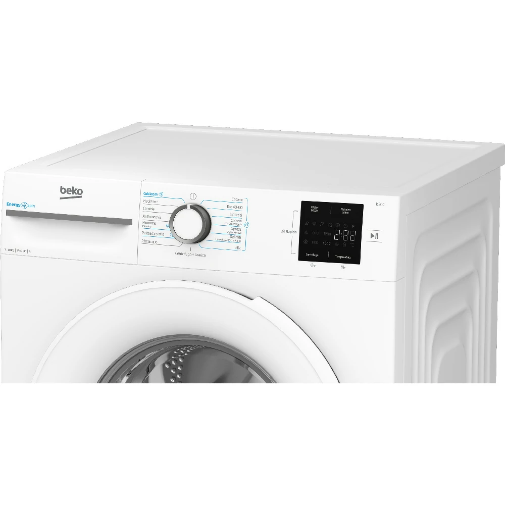 Machine à laver Beko ENERGYSPIN 1200 RPM STEAM 10 kg BMWU31021W