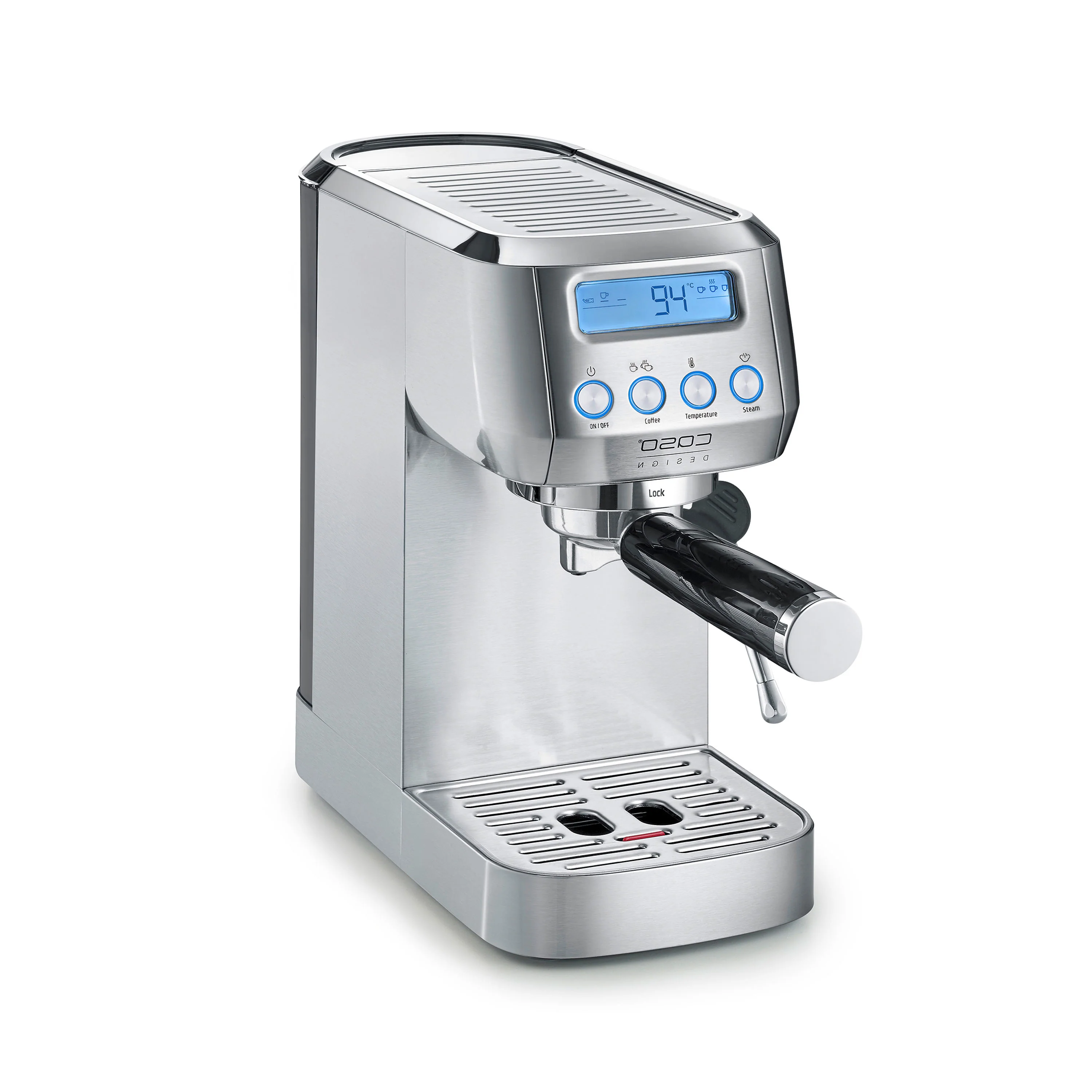 Machine à expresso Caso Design Gourmet Crema Silver