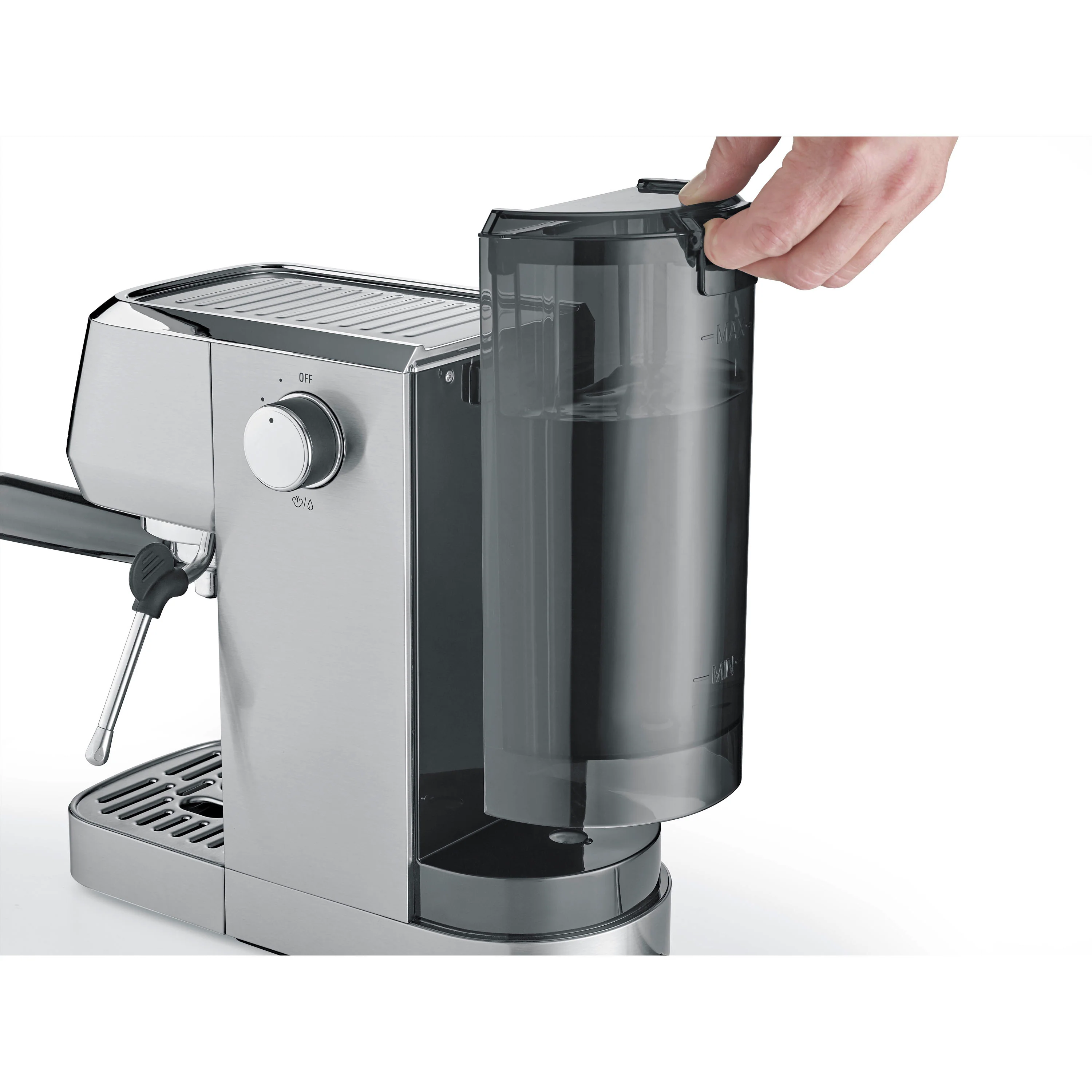 Machine à expresso Caso Design Gourmet Crema Silver