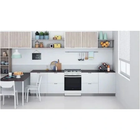 INDESIT CUCINA A GAS 4 BRUC.FORNO GAS 64LT 60x60 BIANCO I6GGKMW