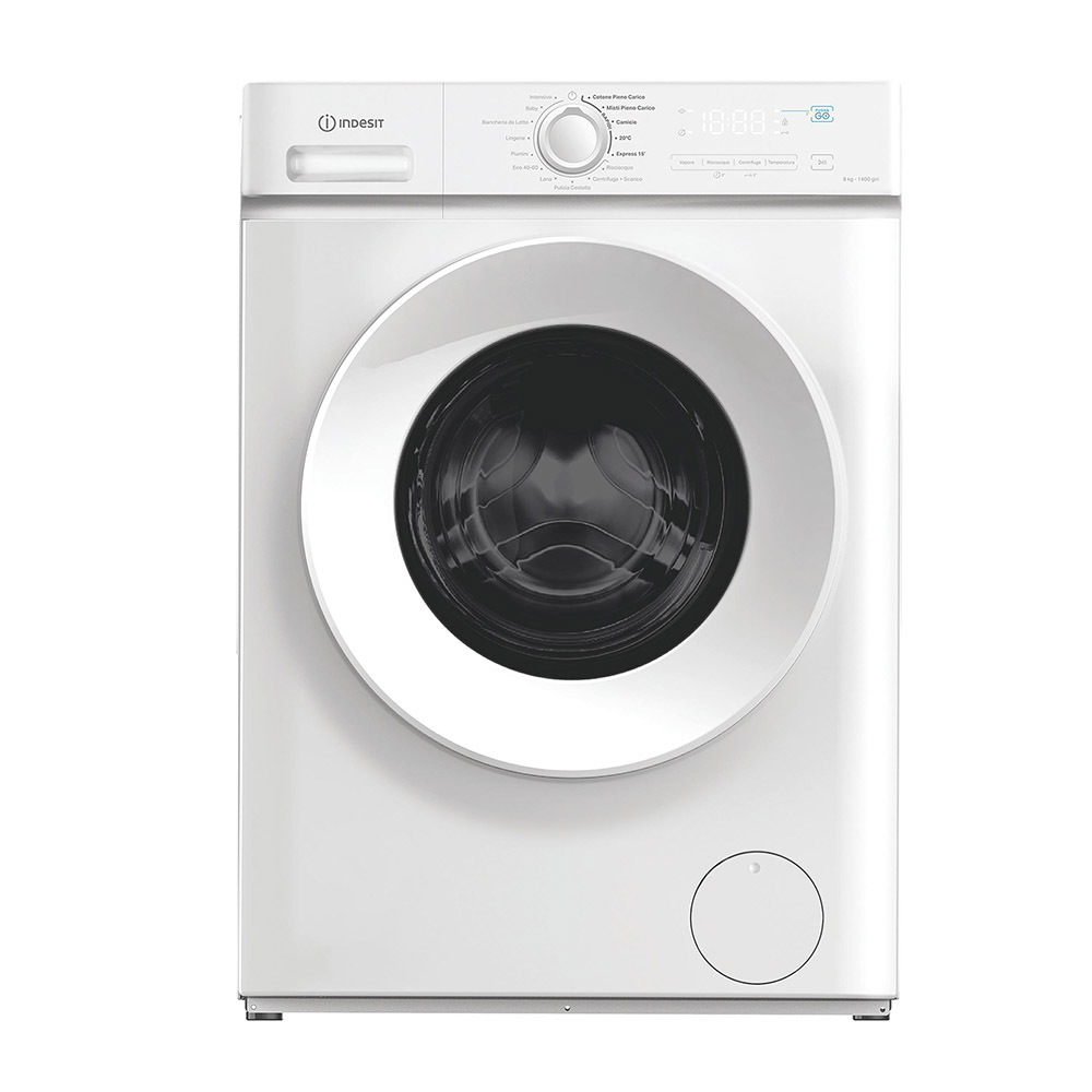 Lavatrice 8 kg Indesit INVERTER VAPORE A 1400GIRI IMA 864 MY TIME IT