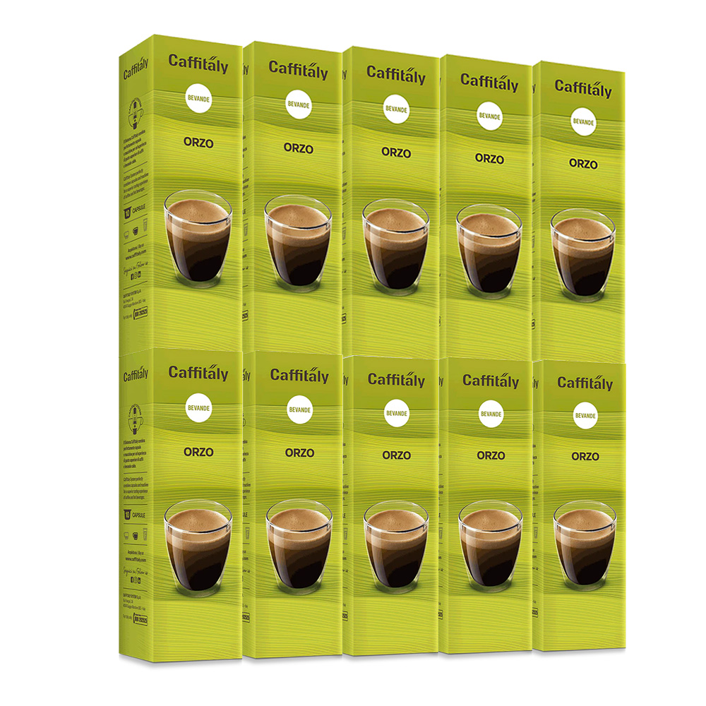 100 capsules d'orge Caffitaly System E'Caffe'