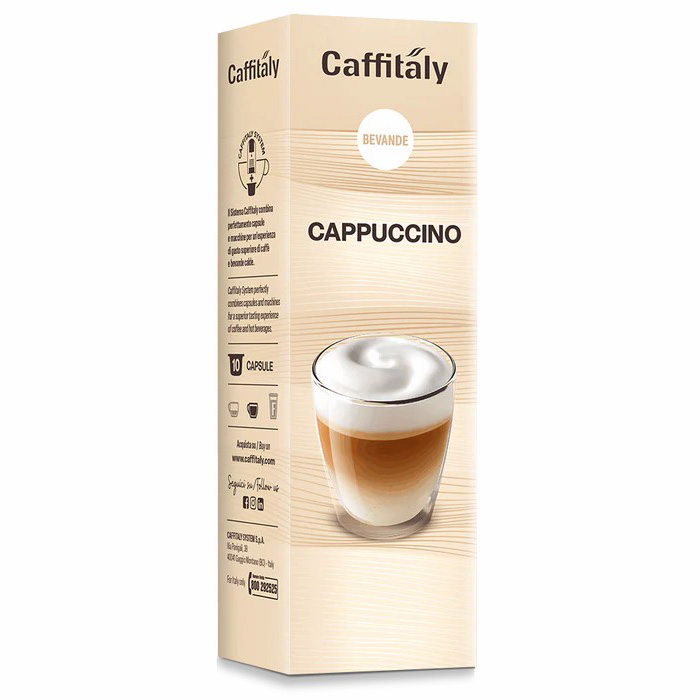 10 capsules de cappuccino Caffitaly