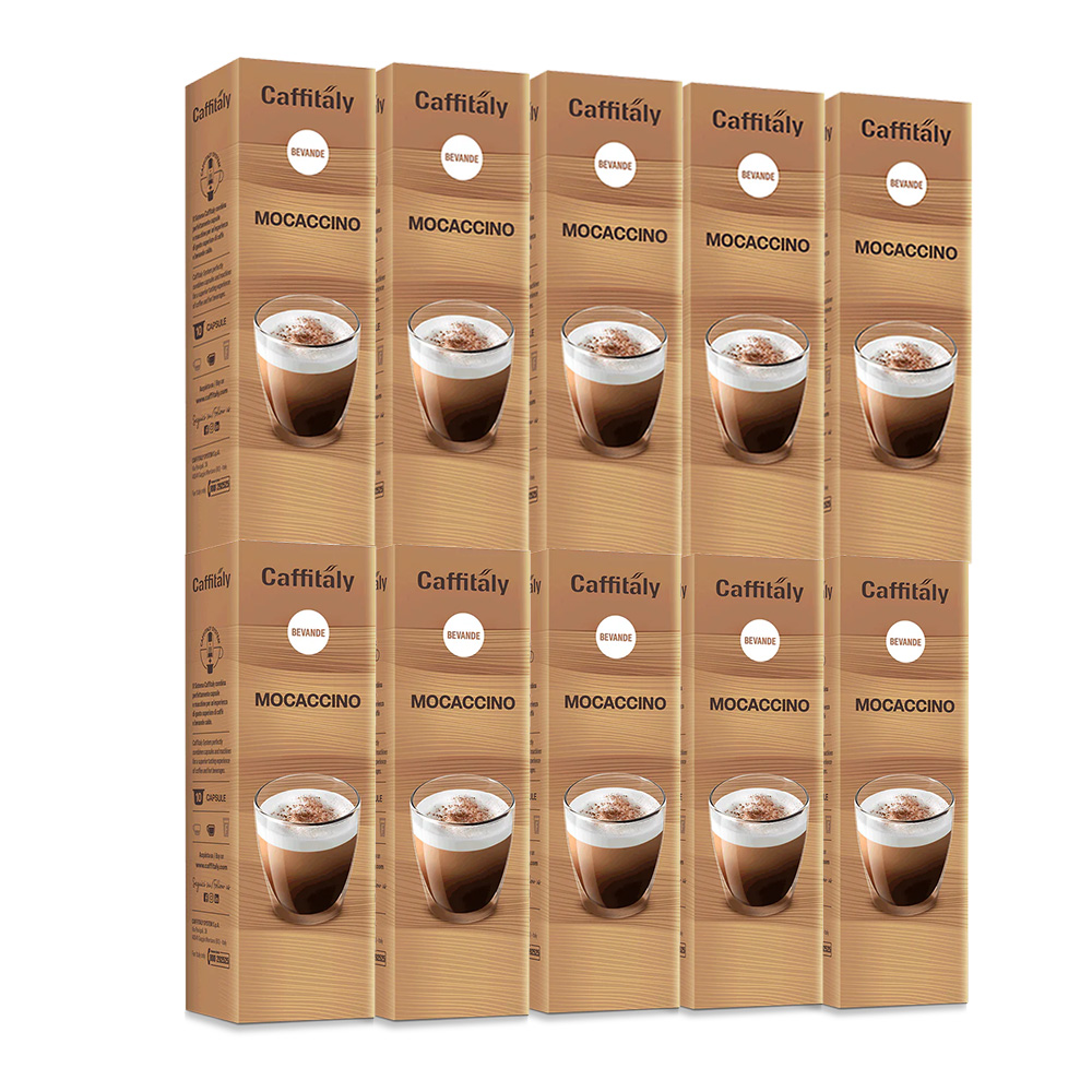 100 gélules Caffitaly System E'Caffe' Mocaccino