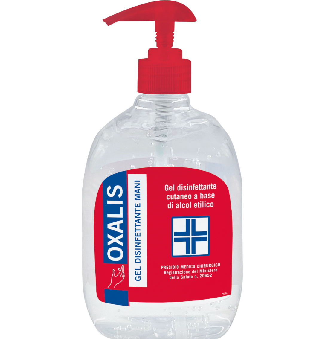 Gel désinfectant pour les mains Oxalis Sani Gel 500 ml