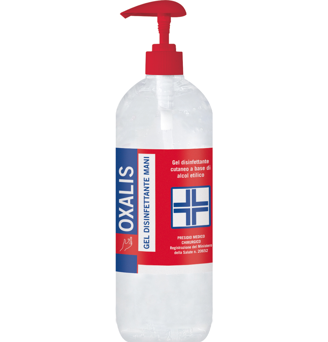 Gel désinfectant pour les mains Oxalis Sani Gel 1 litre