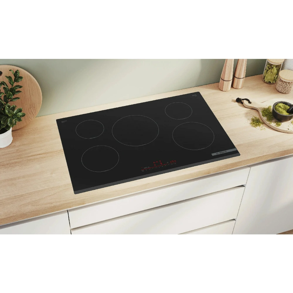 Table de cuisson à induction Bosch à 5 brûleurs 80 CM PIV831HB1E