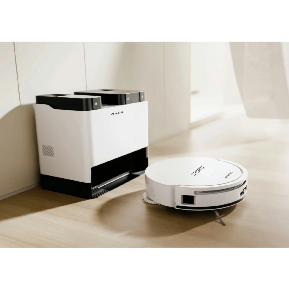Robot aspirapolvere lavapavimenti potente T-Bot Plus 5000 - Trisa