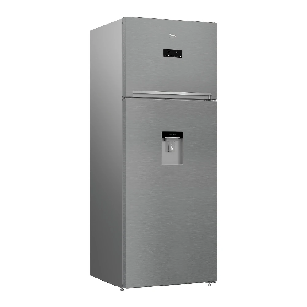 Réfrigérateur à double porte Beko 406 LT E TOTAL NO FROST 70 CM ARGENTÉ RDNG455E40XBN