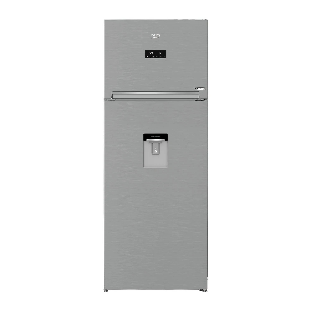 Réfrigérateur à double porte Beko 406 LT E TOTAL NO FROST 70 CM ARGENTÉ RDNG455E40XBN