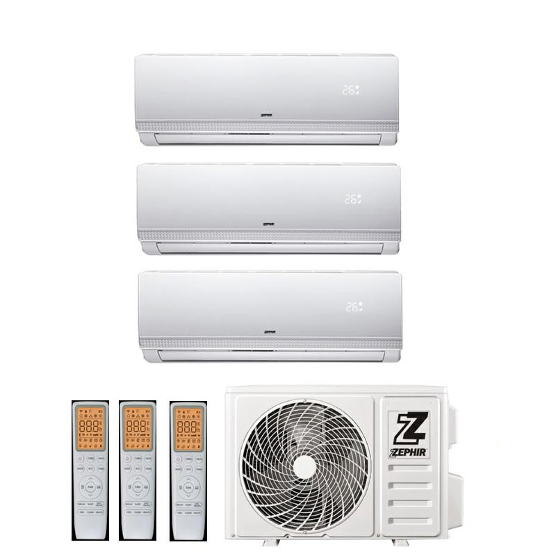 CLIMATISEUR ZEPHIR TRIAL SPLIT 9+9+12000 BTU A++/A+ WIFI ZTRIOWIFI