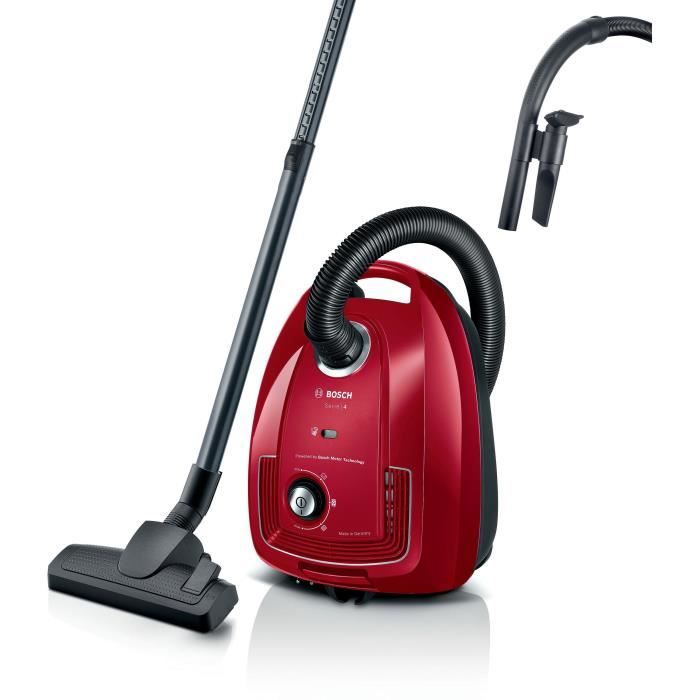 Bosch GL38 - aspirateur avec sac - 600 W - 79 dB - (H) EPA - 10 m - Sac de 4 L - Puissance variable