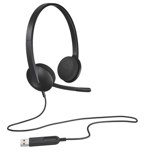 LOGITECH CUFFIA CON MICROFONO H340 USB 981-000475