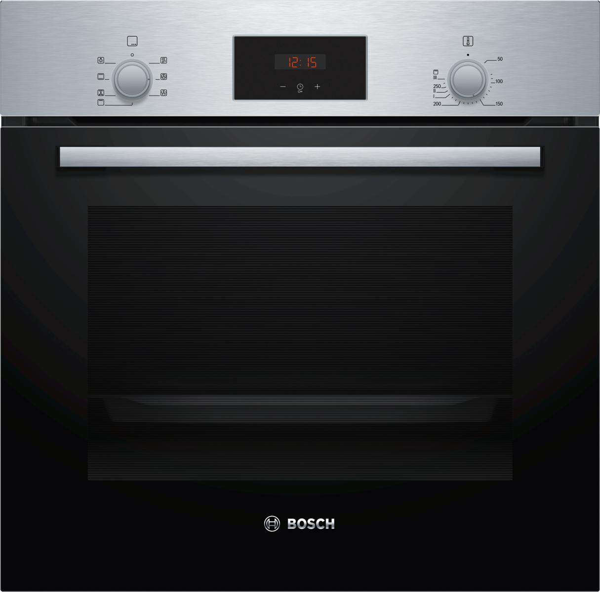 BOSCH FORNO INCASSO STATICO VENTILATO 60CM INOX HBF113BR1S