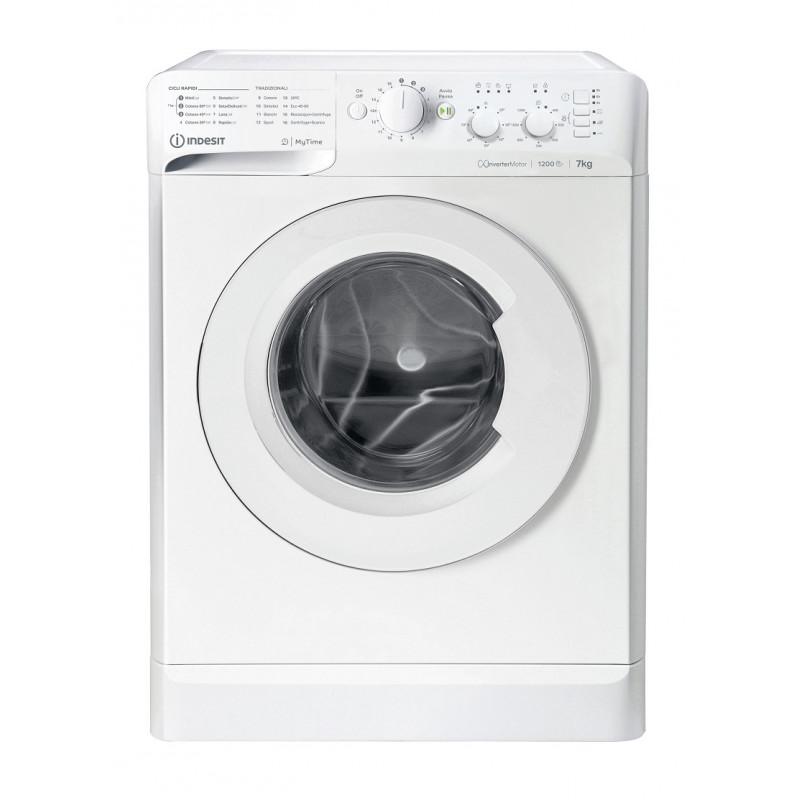 Machine à laver 7 kg Indesit INVERTER A 1200 tr/min MTWC 71296 W IT