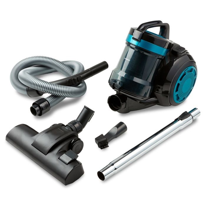 Aspirateur cyclonique sans sac MEDION MD 19407 - Puissance 800 W - Capacité du bac à poussière de 2 L - Filtre HEPA - Accessoires intégrés