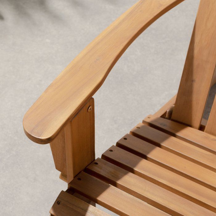 Chaise de jardin inclinable en acacia FSC - 72,5 x 89,5 x H.94 cm