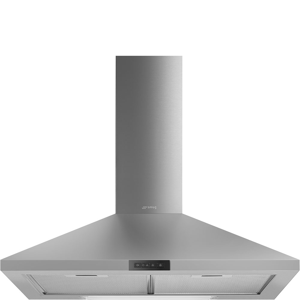 Hotte aspirante murale Smeg 60 CM 180W D LAMPE LED INOX KDE600EX