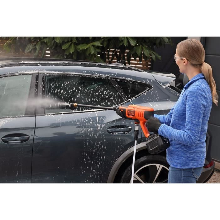 Nettoyeur haute pression BLACK+ DECKER BCPC18B-XJ 18 V LITHIUM 24 bars - Sans batterie