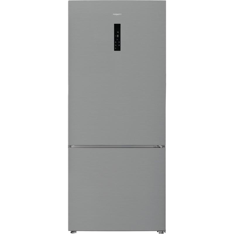Réfrigérateur combiné Hotpoint No Frost 551 LT 78 cm en acier inoxydable HPAK2 6553 XP5E