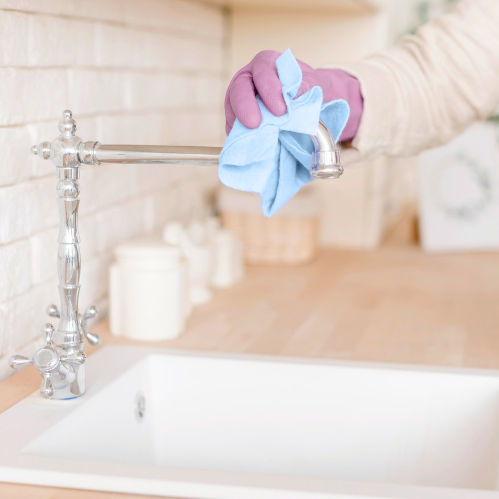 Chiffon dégraissant et détartrant multifonctions bleu Scalet