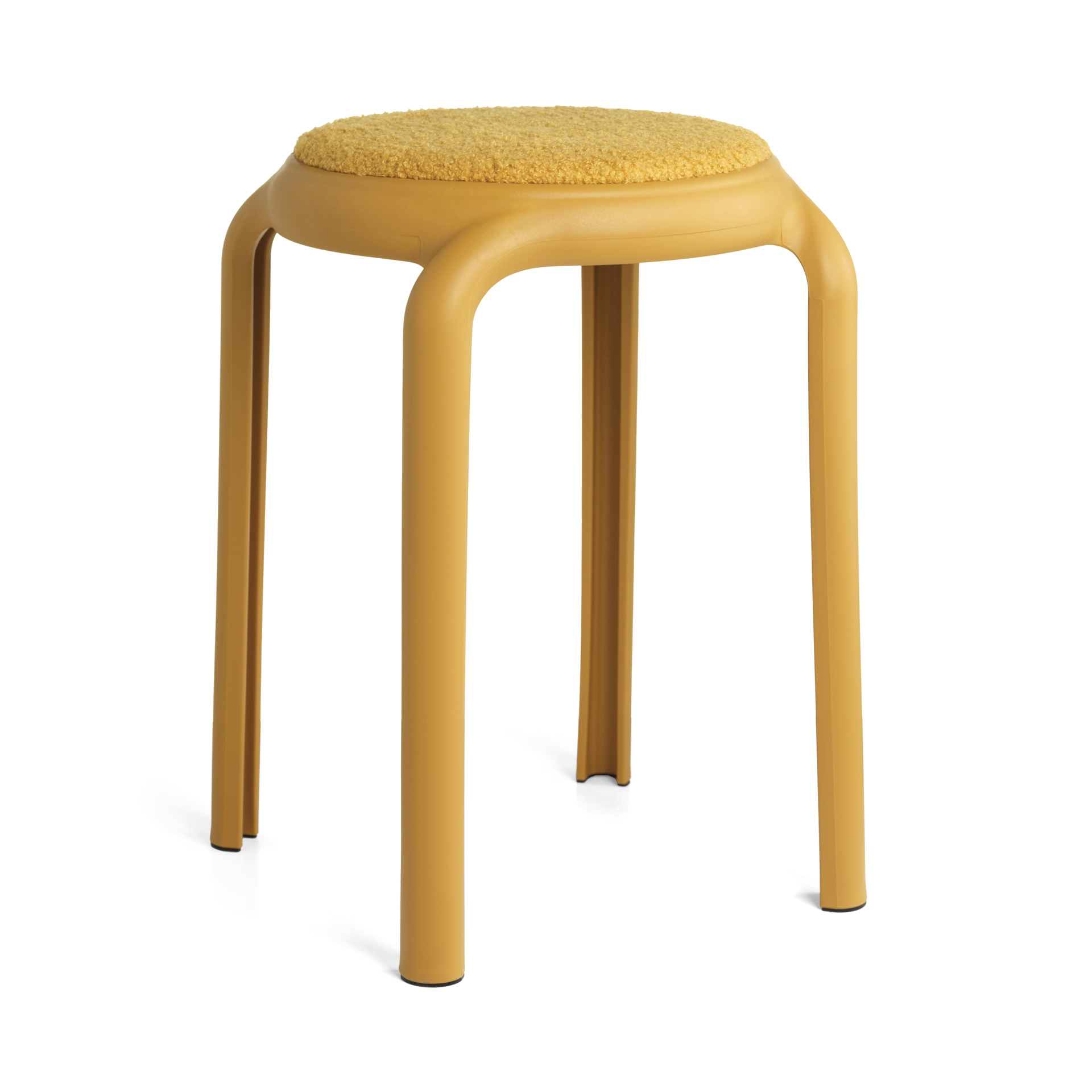 Tabouret empilable avec assise bouclée - Relax