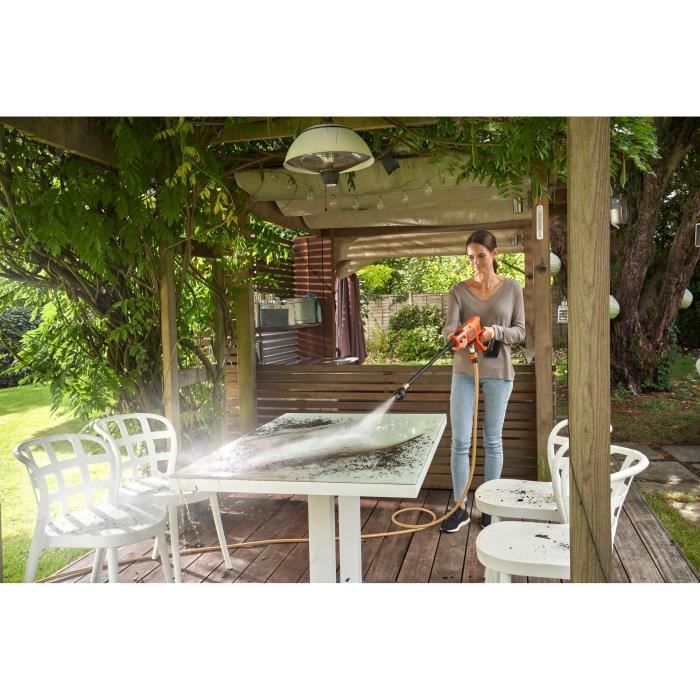 Nettoyeur haute pression BLACK+ DECKER BCPC18B-XJ 18 V LITHIUM 24 bars - Sans batterie