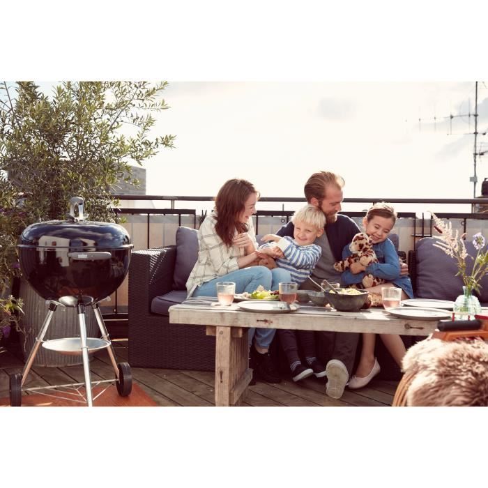 Barbecue à charbon de bois - WEBER - B-Kettle Bar - Acier émaillé - Diamètre 57 cm