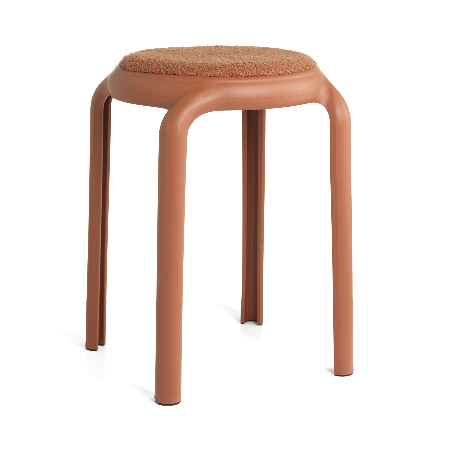 Tabouret empilable avec assise bouclée - Relax