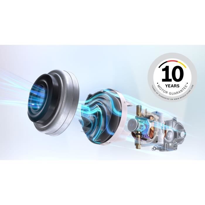BOSCH GL20S Black - Aspirateur à sac - 600 W - Niveau sonore 80 dB