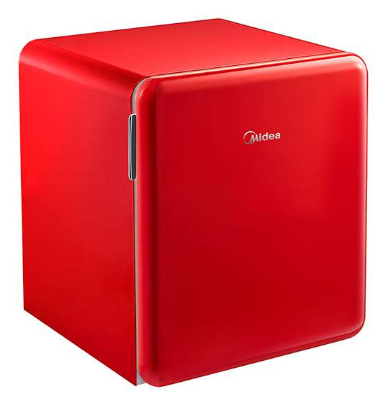 Petit réfrigérateur Midea à porte unique 47LT et rouge MDRD86SLE32
