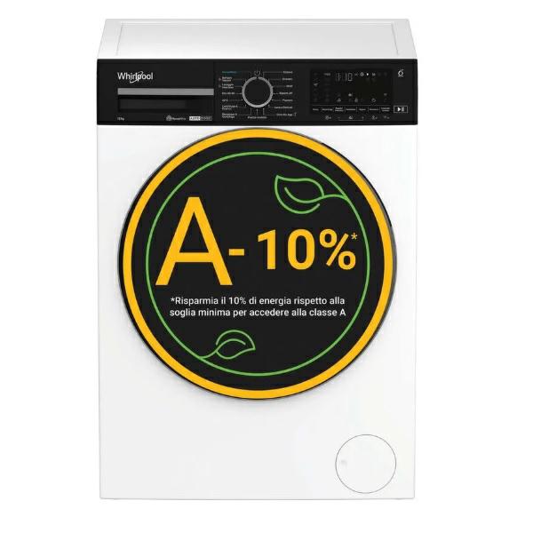 Machine à laver 12 kg Whirlpool WIFI STEAM ONDULEUR 1400 TR/MIN WPM 27W ADS IT