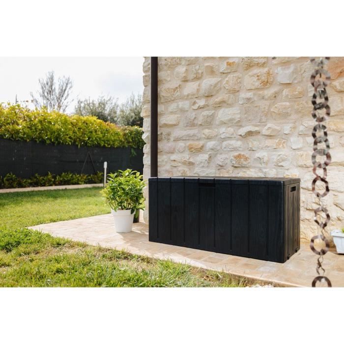 Bac de jardin BRAVO - Résine - Capacité 270 L - Anthracite