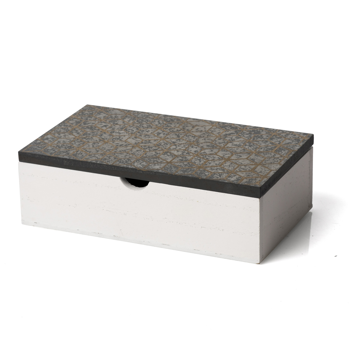 Set de 2 plateaux en bois et boîte à thé - Tea Time