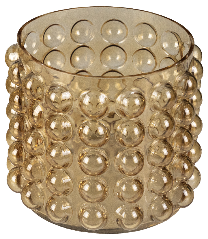 Vaso bubble ambra ø 14 x h 20 cm  - Animals