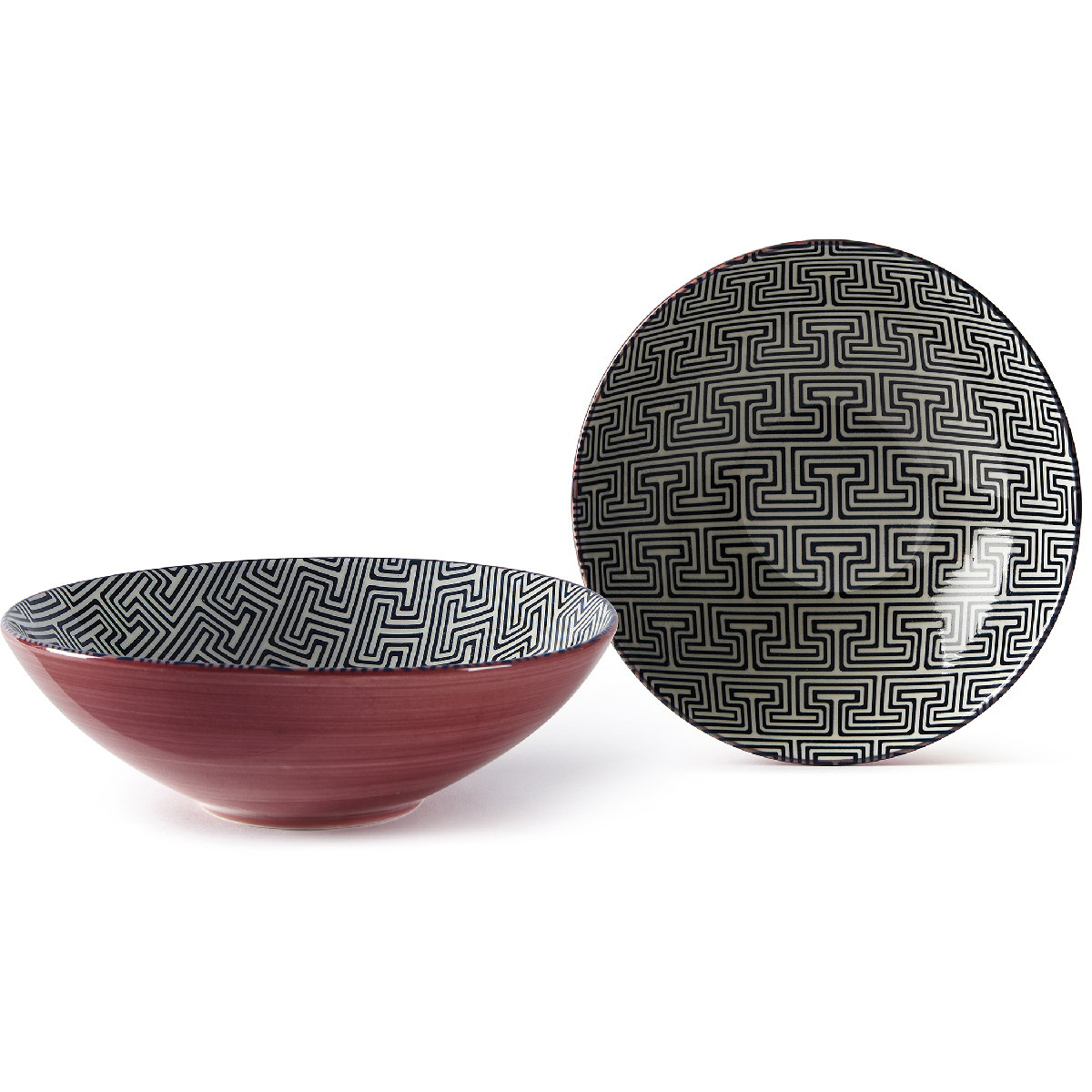 Deep plate - pack of 4 pieces Ø 18 x h 5.5 cm - Althea