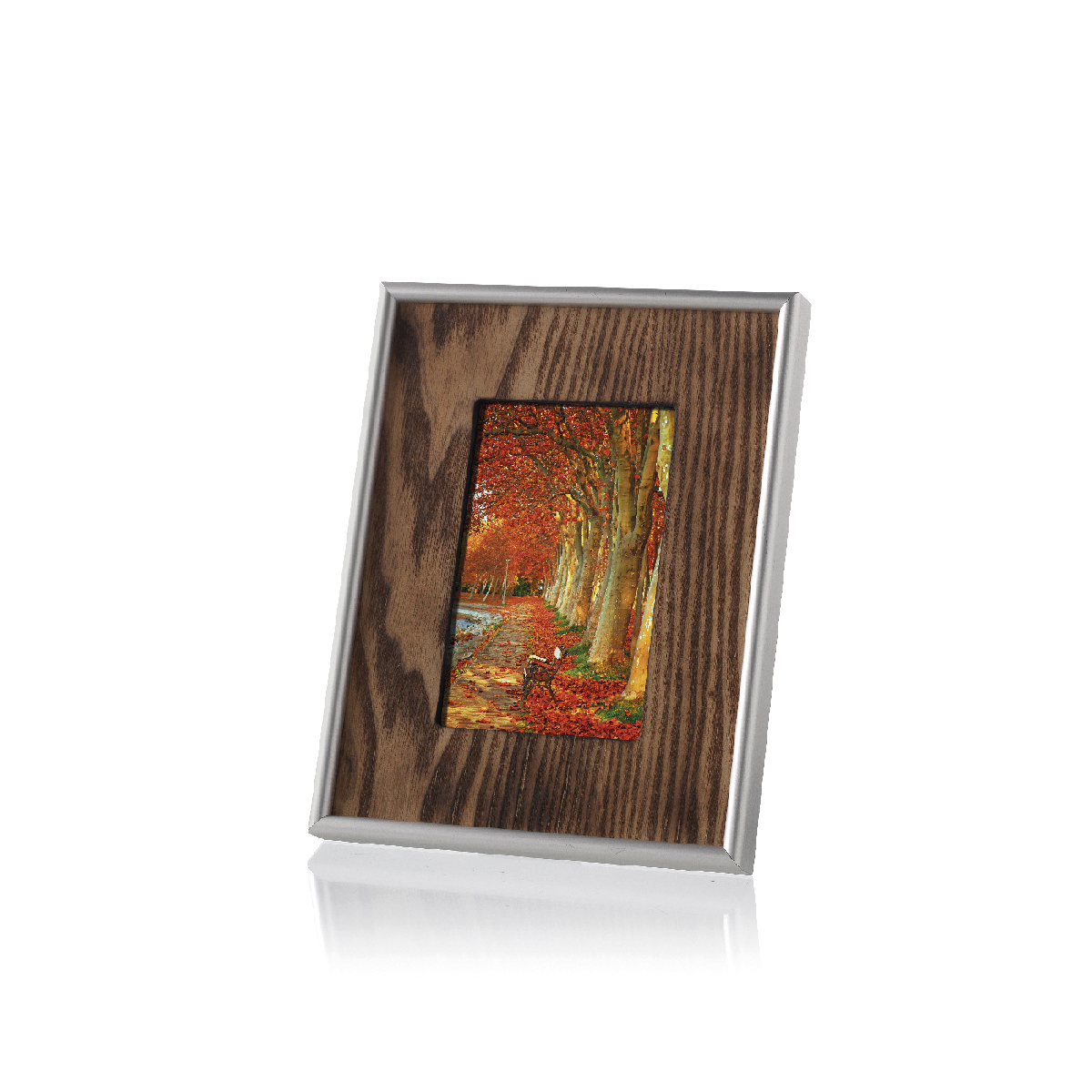 Porta foto in legno e metallo - Cornici