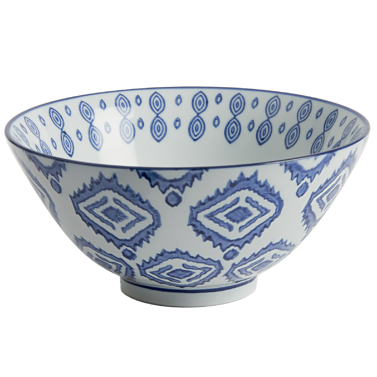 Salad bowl - pack of 2 pcs Ø 19.5 x h 8.5 cm - Indigo