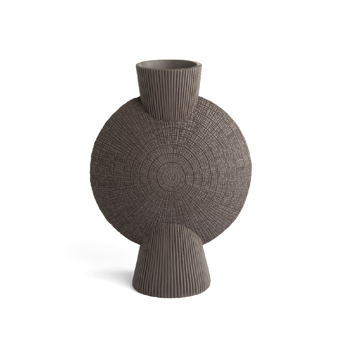 Vase With Relief Finish - Afrique