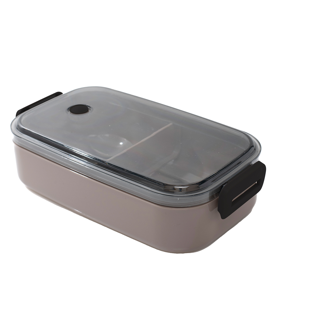 Lunch box with cutlery, in ABS 21.5 x 11.5 x h 6 cm - Subway