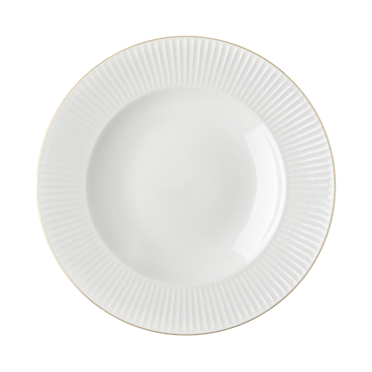 Deep plate - pack of 6 pcs Ø 22 cm - Plissè
