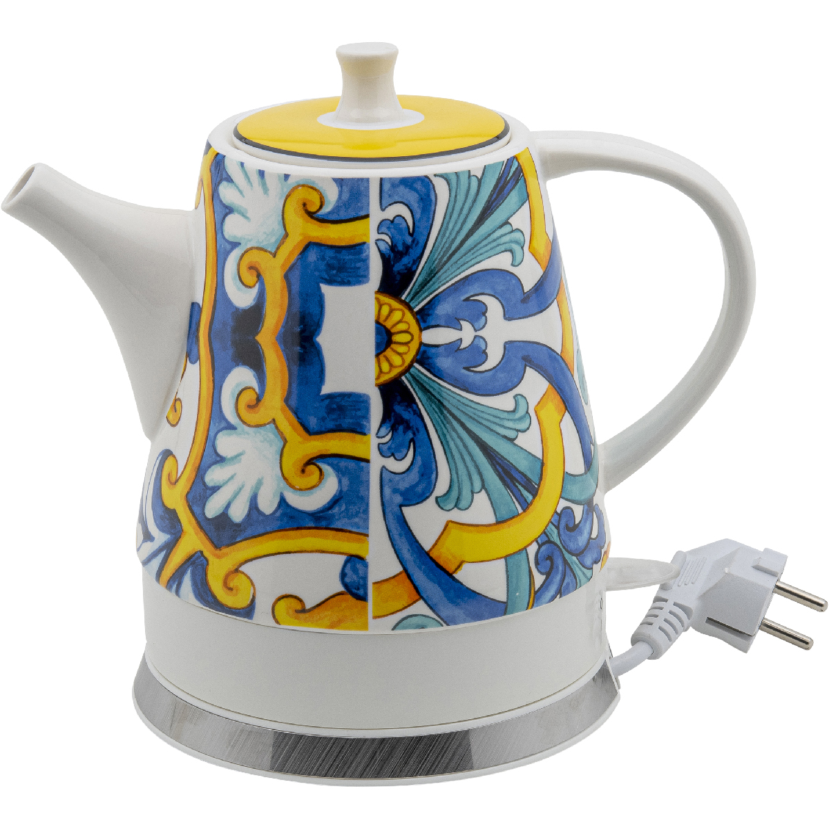 Bouilloire sans fil en porcelaine 1000 W - 1 l - Milano-bari