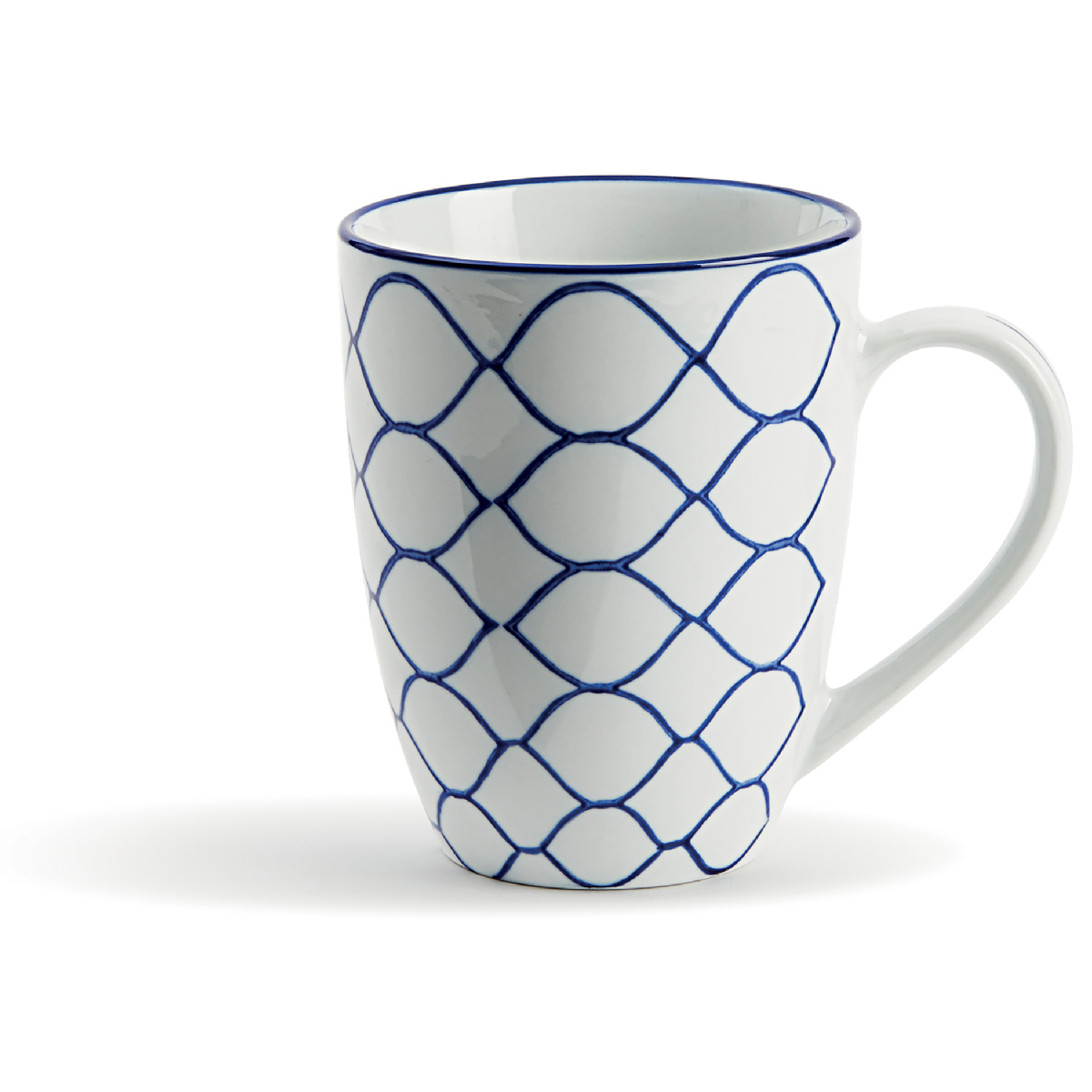 Porcelain mug 4 pcs 250 ml - Indigo