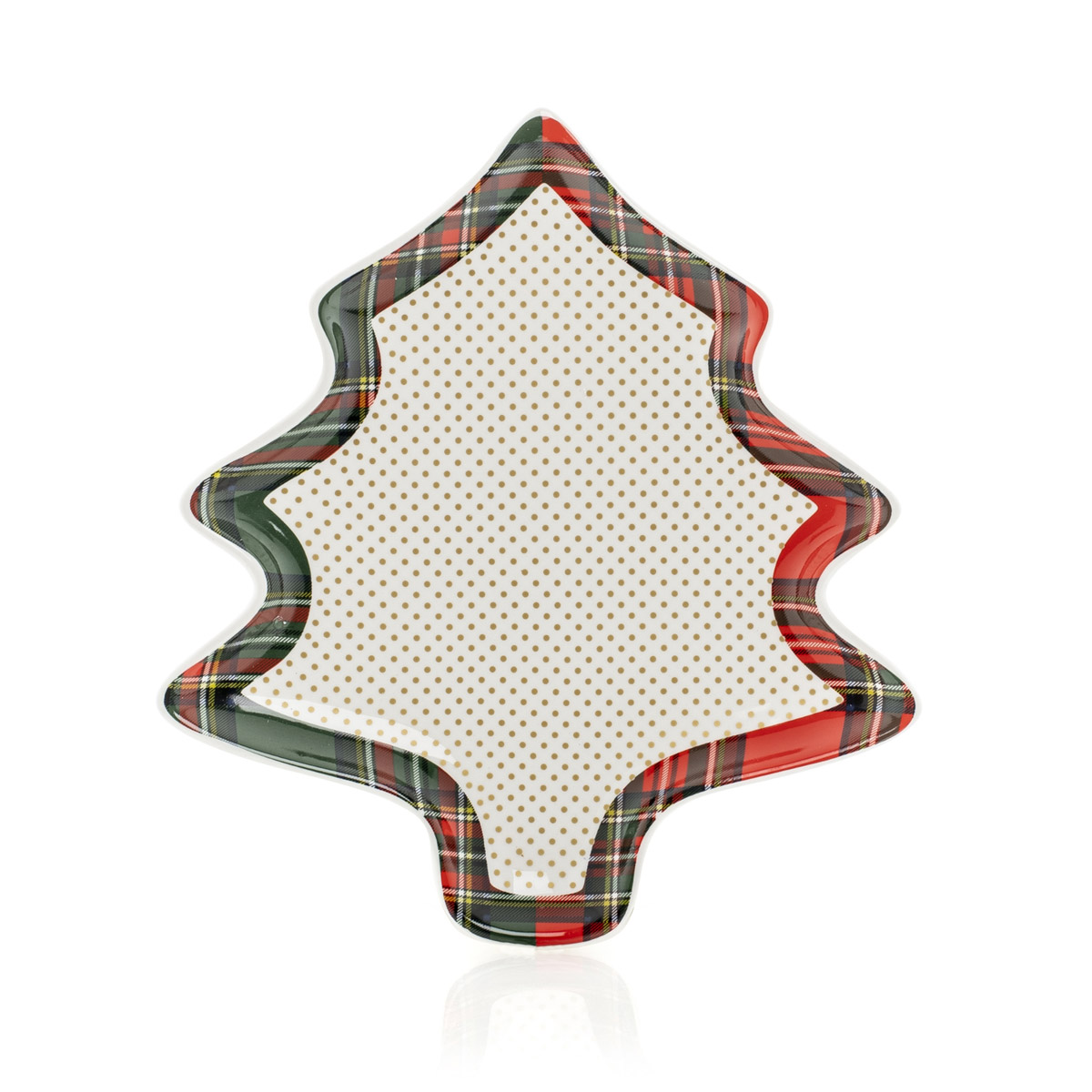 Assiette de service en porcelaine 23,5 x 21,5 cm - Kilty