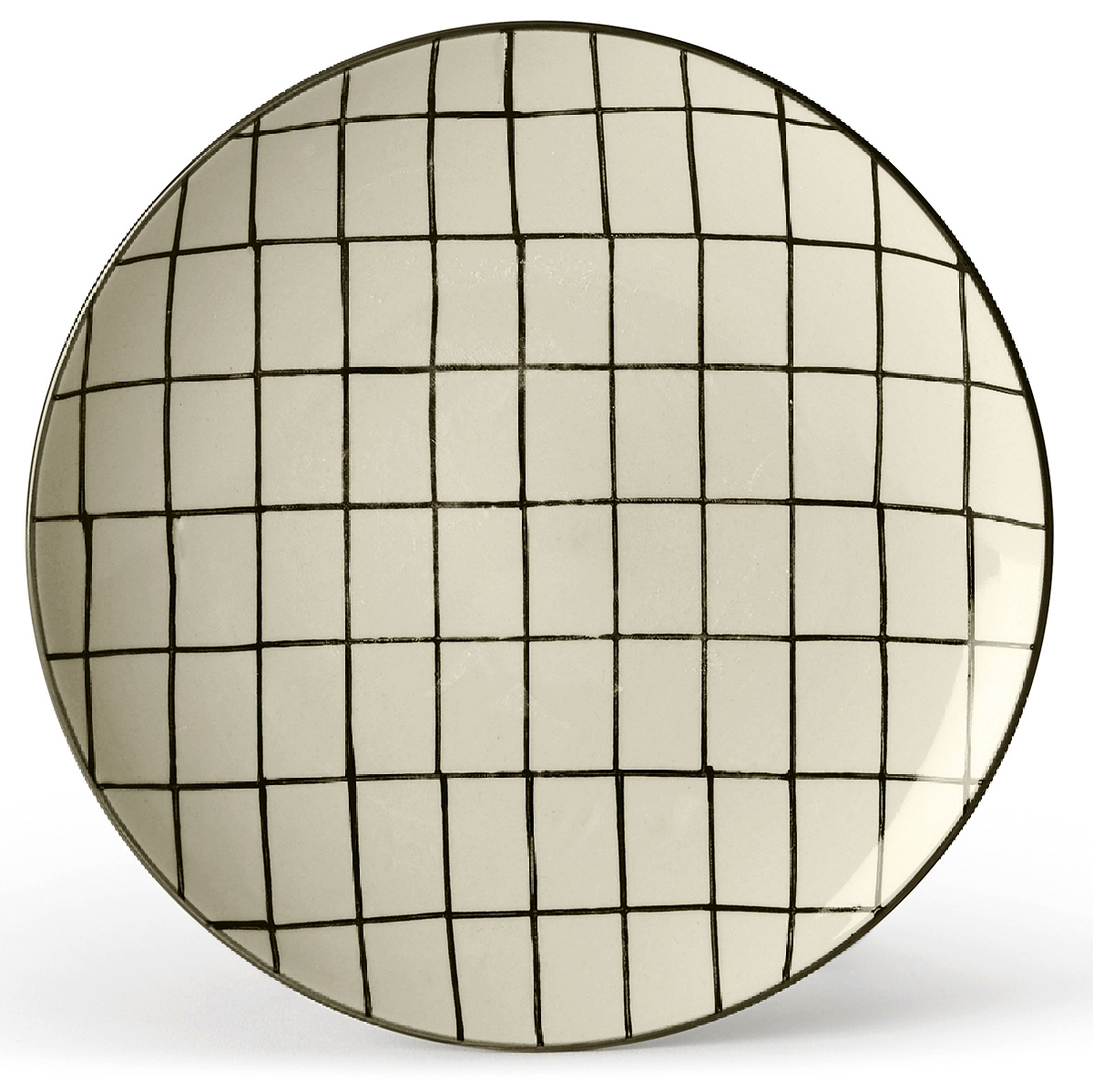 Fruit plate - pack of 4 pieces Ø 20.5 x h 2.5 cm - Geometries