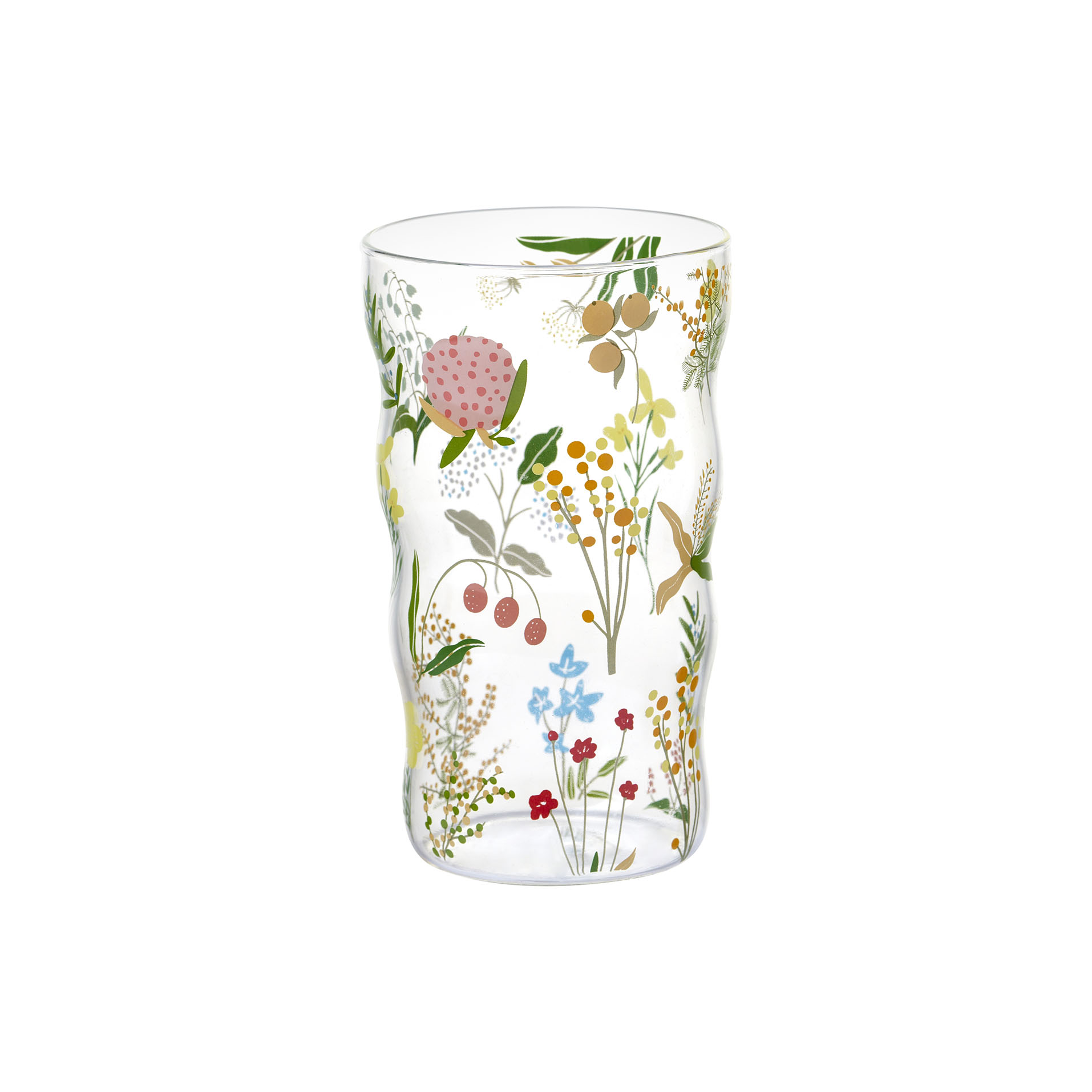 Set of 4 drink glasses 8 x 8 x h 13.5 cm — 350 ml - Bucolic