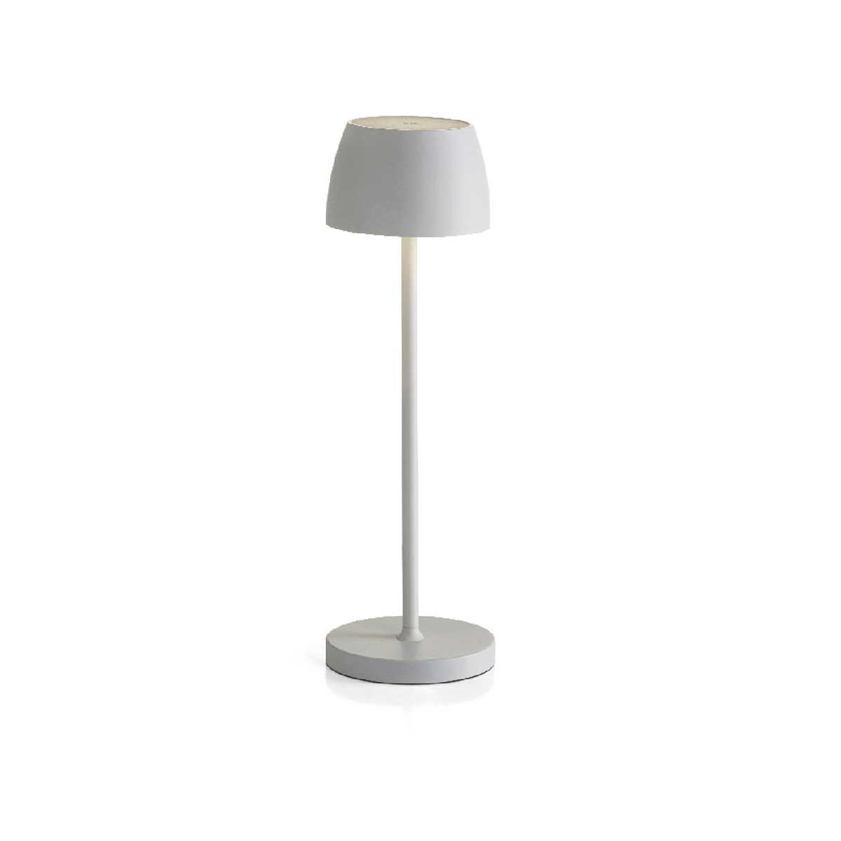 Lampe de table LED en aluminium, chargement USB, h 35 cm - Evviva
