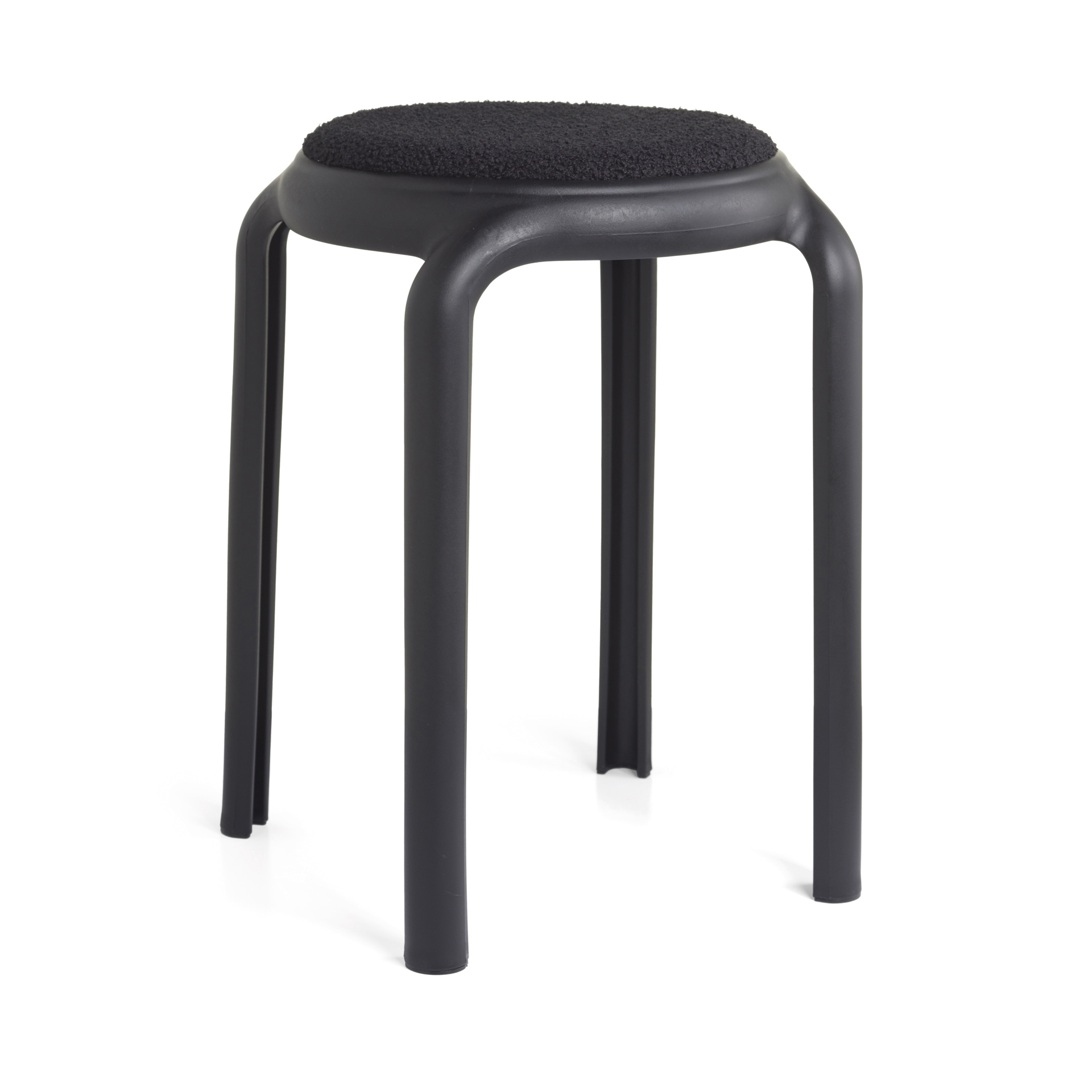 Tabouret empilable avec assise bouclée - Relax