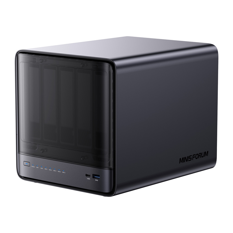 Mini-PC Minis Forum N5 Pro AMD Ryzen AI 9 HX Pro 370, 32GB+128GB SSD