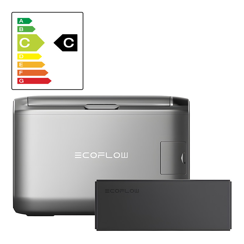 Set: EcoFlow Glacier 55L Portable Refrigerator + 298Wh Battery